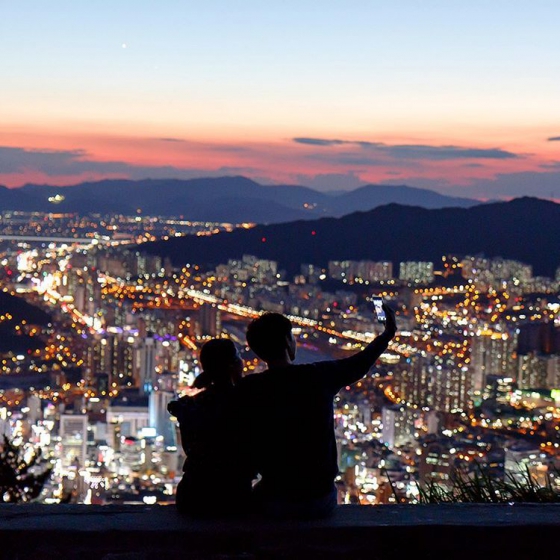 釜山(プサン)のおすすめ夜景スポット 荒嶺山(ファンリョンサン) の画像3