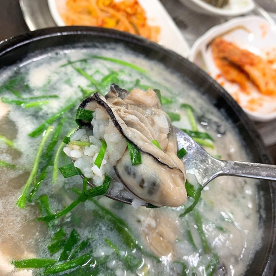 ソウルのおすすめシーフードレストラン「南海牡蠣クッパ（ナメクルクッパ）＠東大門（トンデムン）﻿」の画像２
