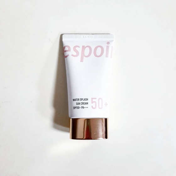 韓国の人気コスメespoir(エスポア)「WATER SPLASH SUN CREAM(ウォータースプラッシュ サンクリーム)」の画像