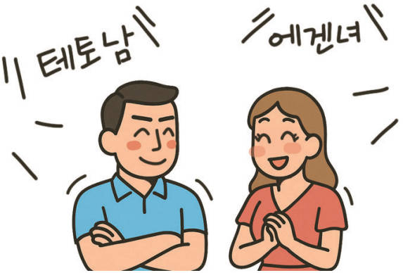 MBTI　韓国　テト男　エゲン女