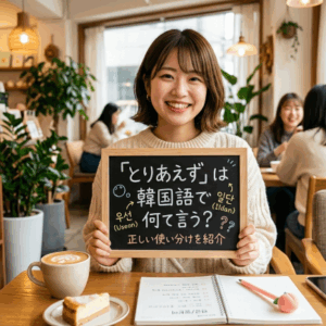 「とりあえず」は韓国語で何て言う？正しい使い分けを紹介